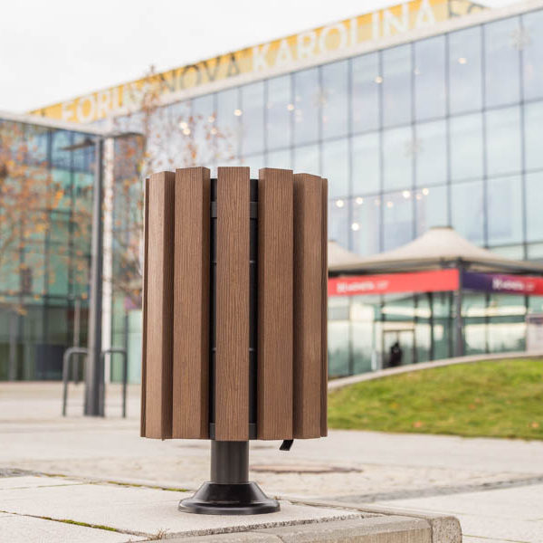 Kosz parkowy Wilno WPC 30l Kosz Parkowy Wilno WPC