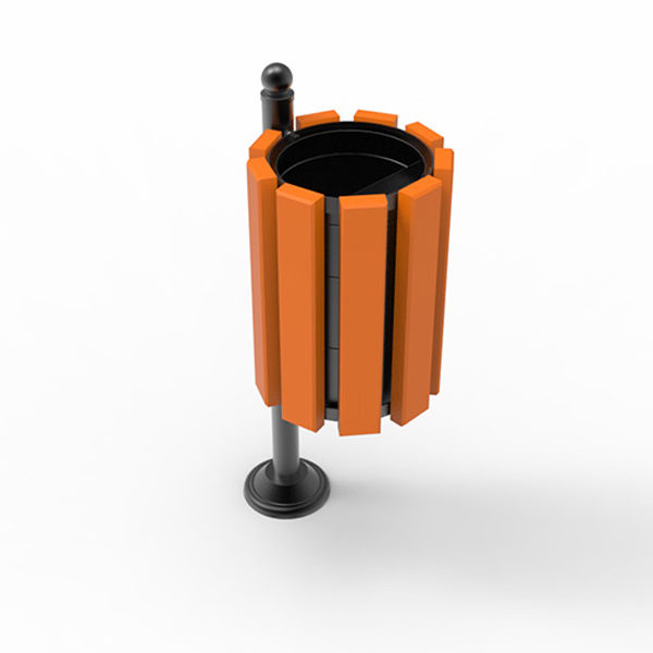 Kosz parkowy Genewa 30l Kosz parkowy genewa render