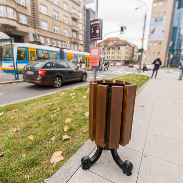 Kosz uliczny Praga 30l Kosz uliczny Praga 1