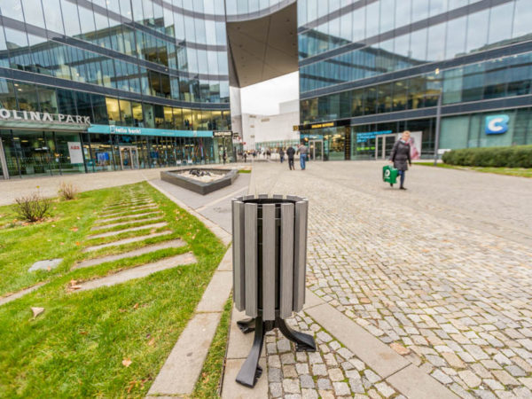 Kosz uliczny łódzki WPC 1