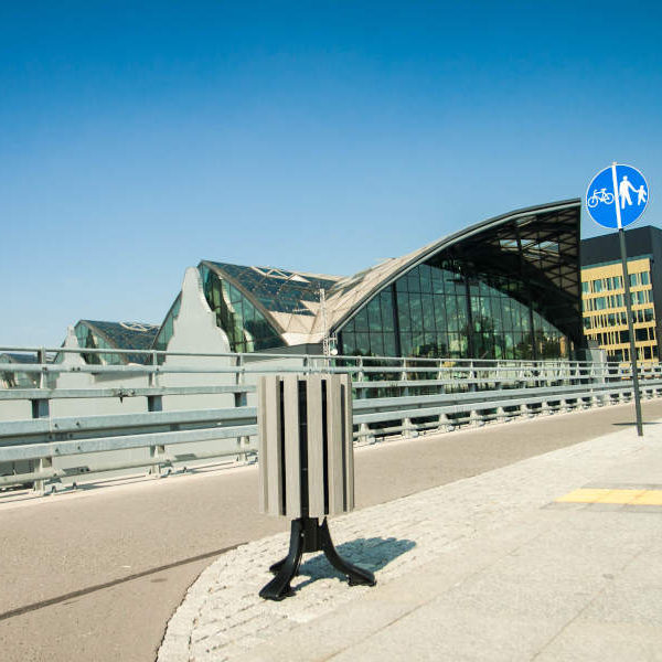 Kosz uliczny Łódzki WPC 30l Kosz uliczny łódzki WPC 3