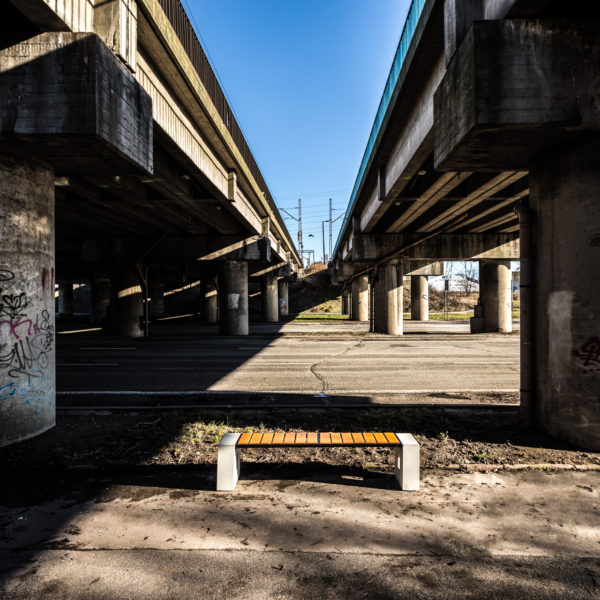 Ławka parkowa Roma Prestige bez oparcia ławki