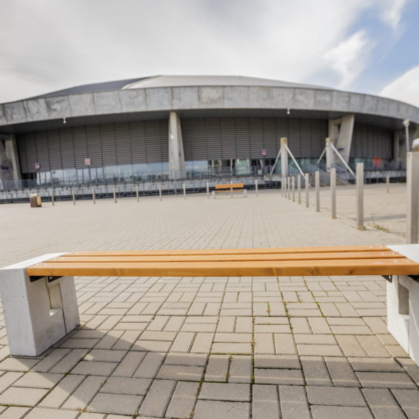 Ławka parkowa Roma bez oparcia ławka parkowa Roma bez oparcia