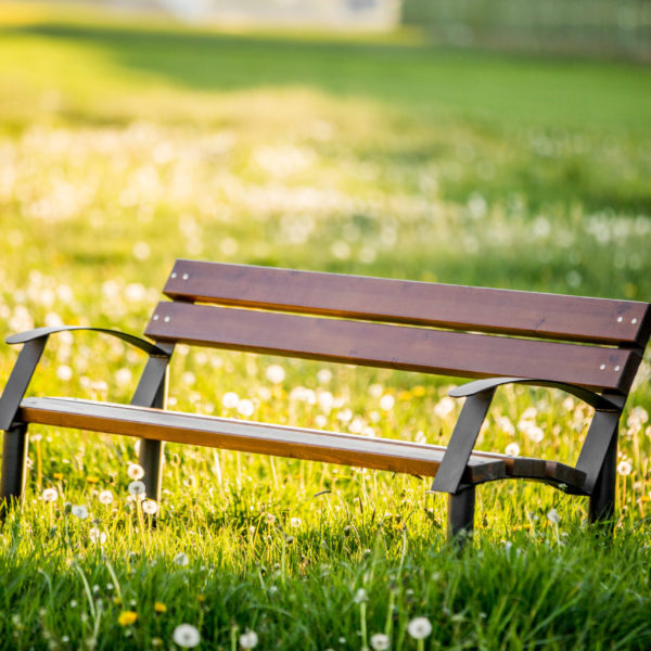 Ławka parkowa Centurion Solidna stalowa ławka parkowa Centurion