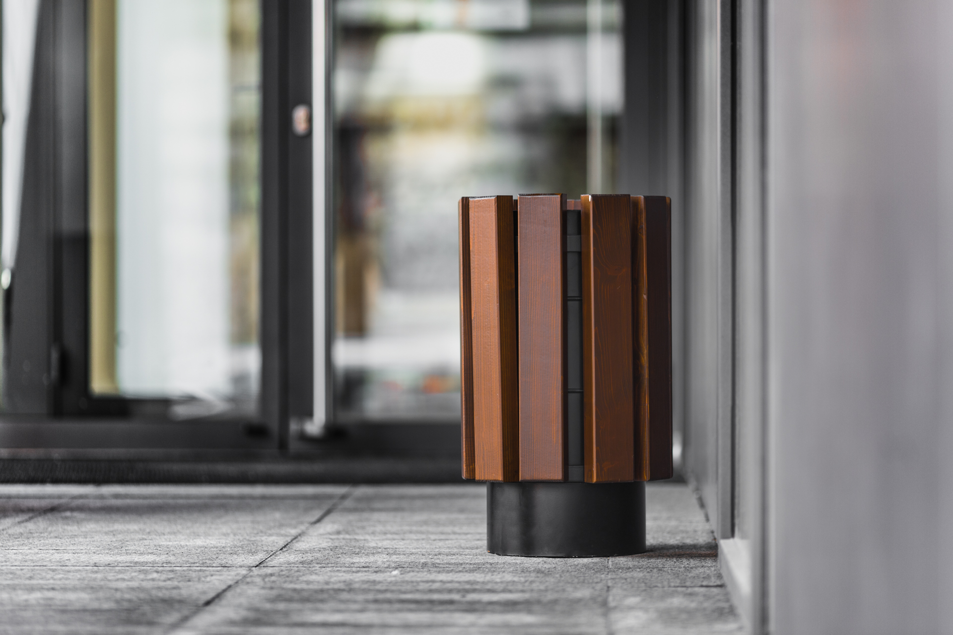 solidny uliczny kosz na śmieci Ateny kosz uliczny Ateny