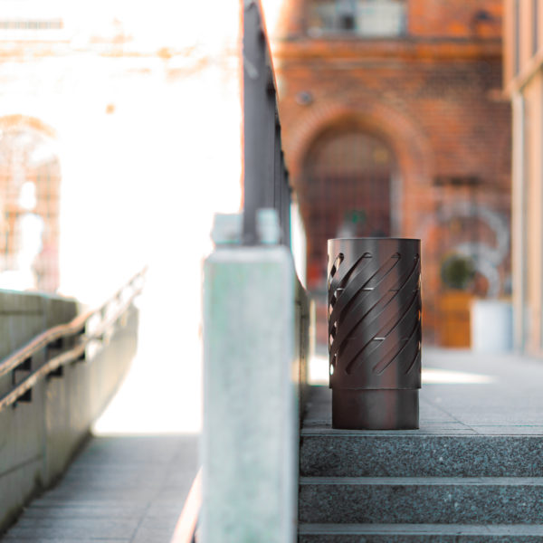 Kosz uliczny Ateny III 30l kosz parkowy na śmieci Ateny III