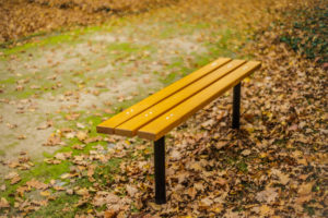 Solidna stalowa ławka parkowa ST3 Solidna stalowa ławka parkowa ST3