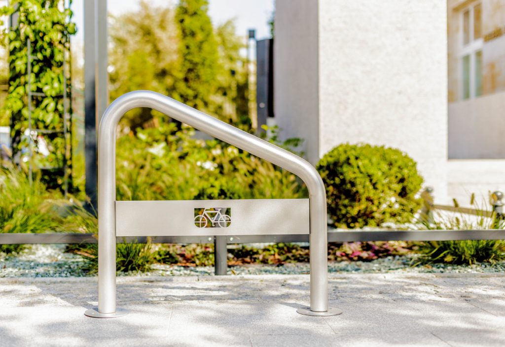 Solidny stojak na rowery Tupu U-skośny parkingi rowerowe U