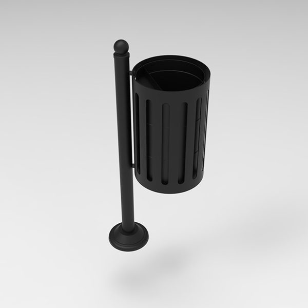 Kosz parkowy Sofia 30l kosz parkowy Sofia render