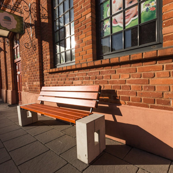 parkowa Lawka betonowa Roma Bis 2