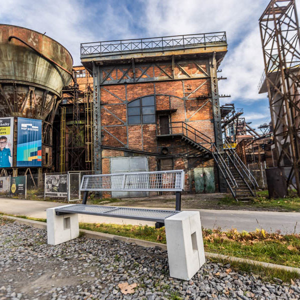 Ławka parkowa Roma Solid parkowa Lawka betonowa Roma solid 1