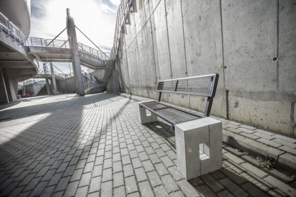 parkowa Lawka betonowa Roma solid 2 ławka parkowa Roma solid