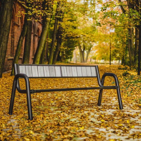 Ławka parkowa Spartan WPC parkowa Lawka spartan WPC