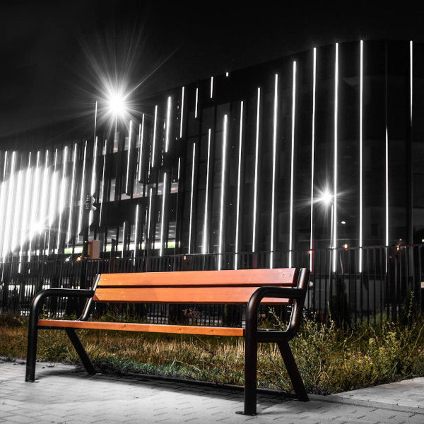 Ławka parkowa Viking parkowa Lawka stalowa Viking 1