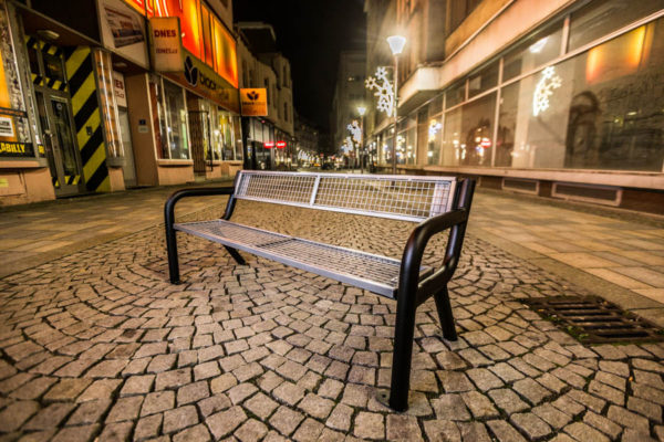 parkowa Lawka stalowa Viking Solid 1 ławka parkowa Viking Solid 1