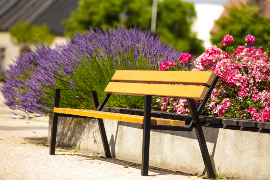 parkowa Lawka stalowa Zeus 2 ławka parkowa Zeus