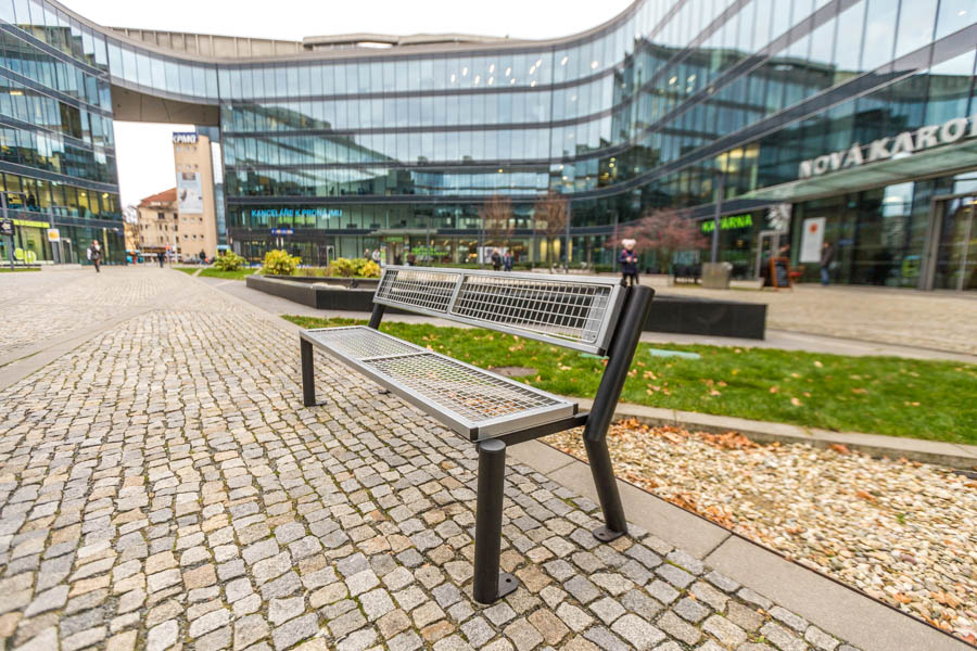 parkowa Lawka stalowa gladiator solid 1 ławka parkowa gladiator solid 1