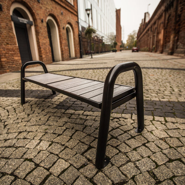 Ławka parkowa Spartan WPC bez oparcia ławka parkowa spartan WPC bez oparcia 2