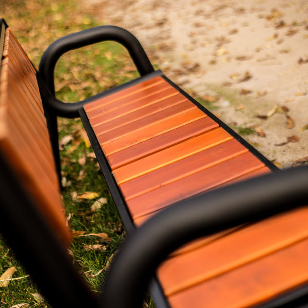 Ławka parkowa Spartan Prestige parkowa Lawka stalowa spartan prestige 2