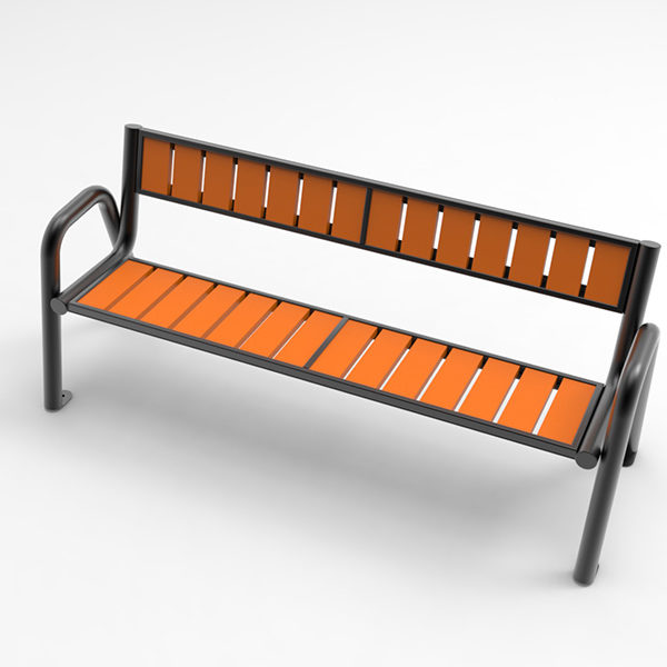 Ławka parkowa Spartan Prestige parkowa Lawka stalowa spartan prestige render