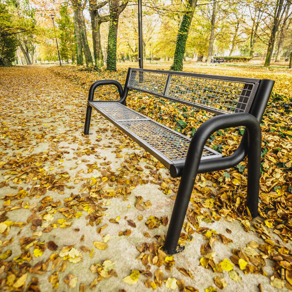 Ławka parkowa Spartan Solid stalowa ławka parkowa spartan solid