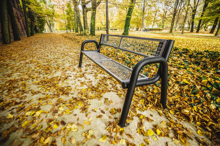 parkowa Lawka stalowa spartan solid stalowa ławka parkowa spartan solid