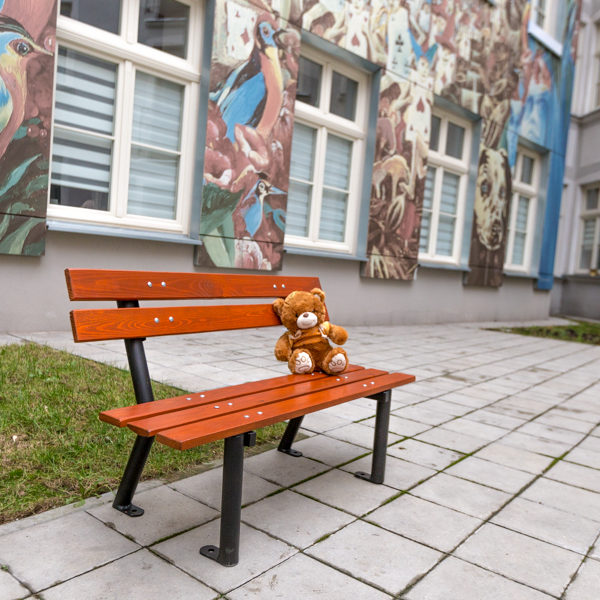 Ławka dla dzieci Gapcio parkowa lawka dla dzieci Gapcio 1