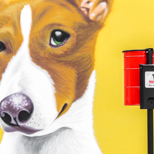 Kosz na psie odchody Tobi z dystrybutorem 30l kosz na psie odchody Tobi z dystrybutorem torebek