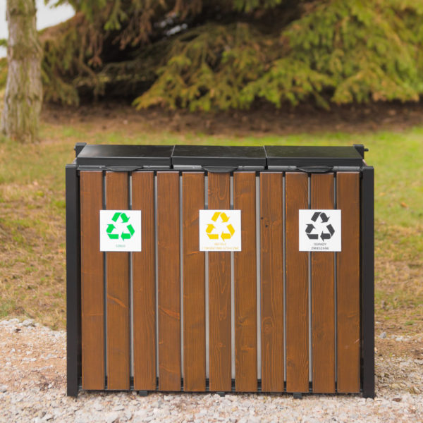 Kosz do segregacji odpadów Prestige 3x75l kosz do segregacji odpadów Prestige