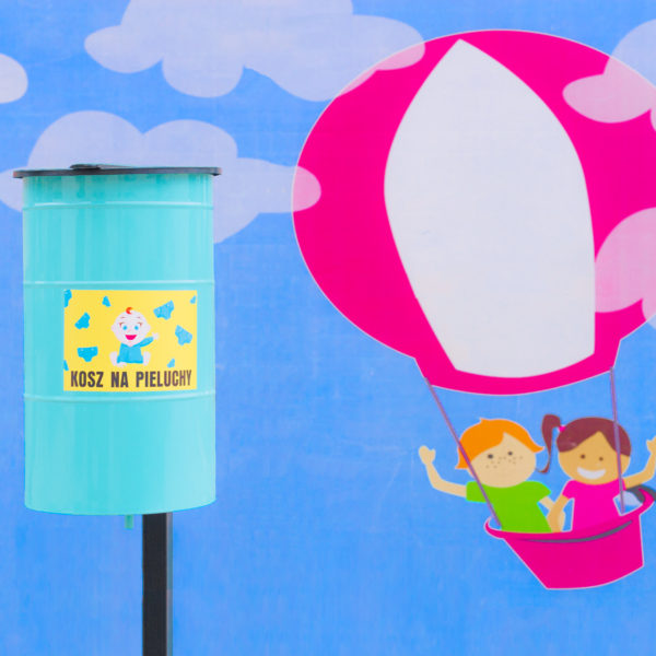 Kosz na pieluchy 30l Kosz na pieluchy z atestem PZH