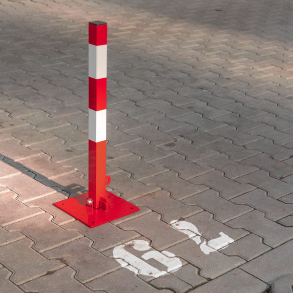 Blokada parkingowa R1 "Słupek" Blokada parkingowa R1