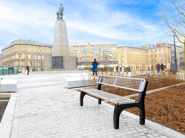 Ławka parkowa Split Solid