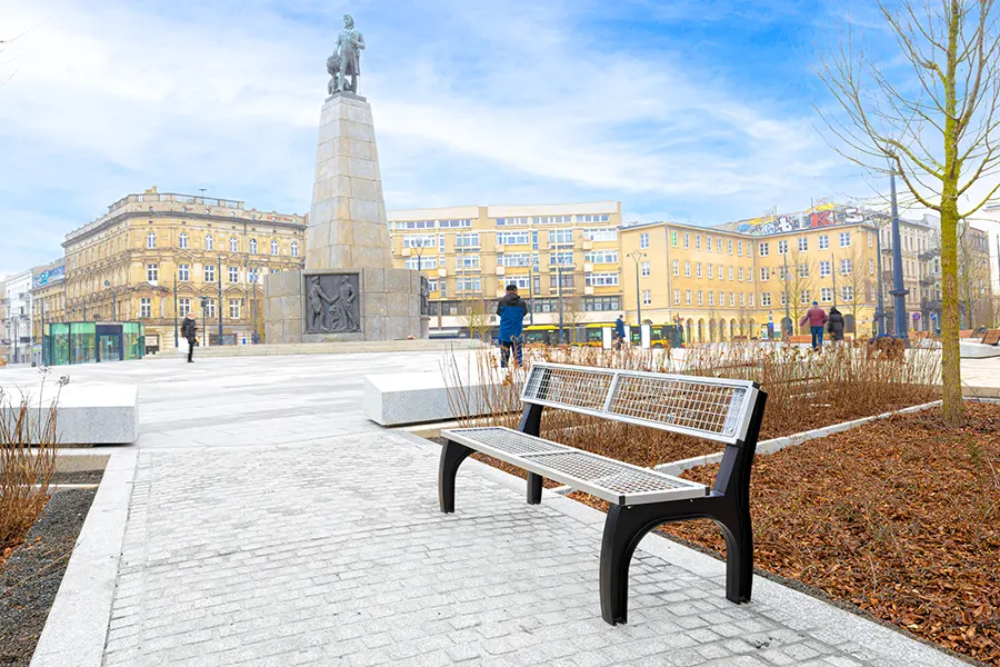 Ławka Split Solid 2 Ławka parkowa Split Solid