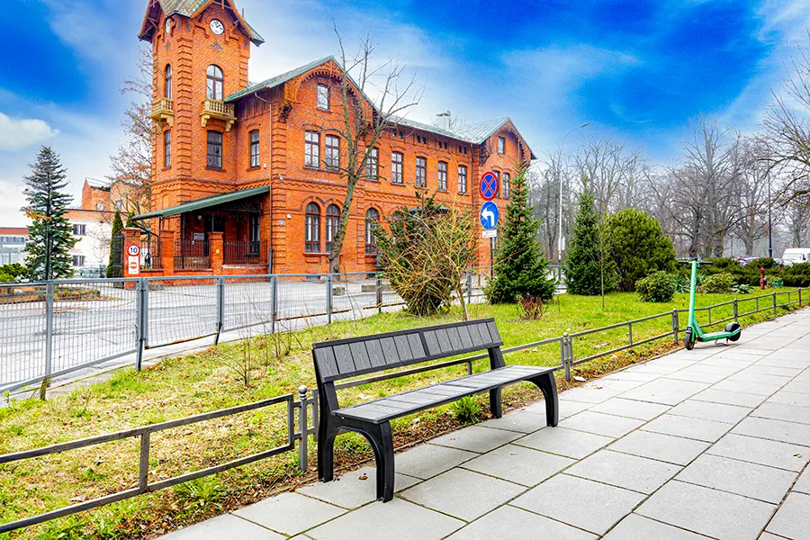 Ławka Split WPC 3 Ławka parkowa Split WPC