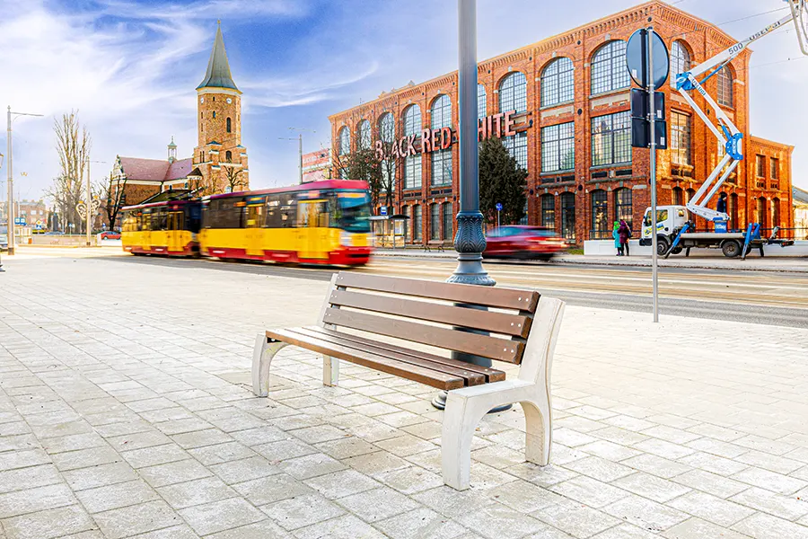 Ławka betonowa Pula 4 Ławka betonowa Pula 4