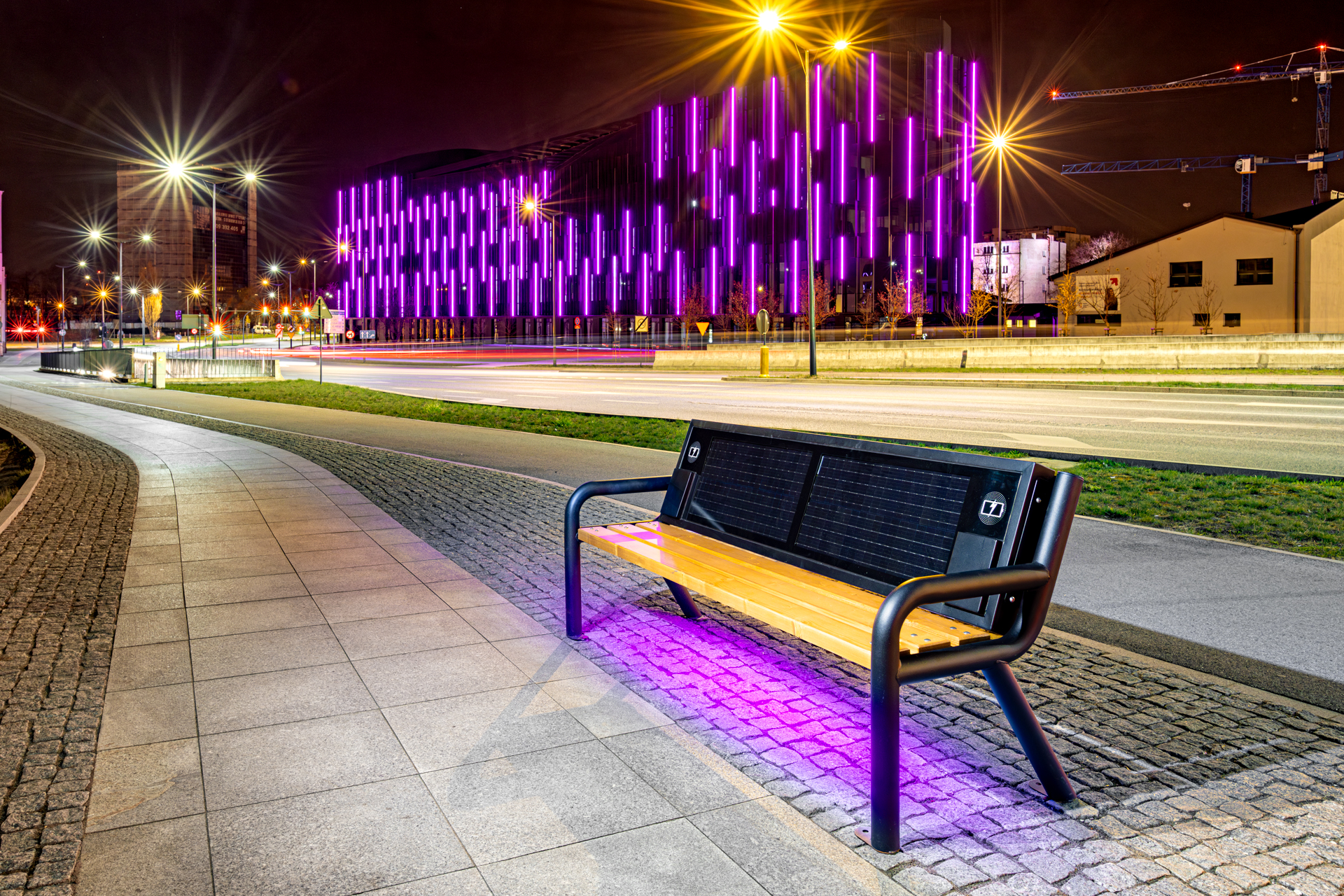 Ławka solarna Helios Ławka solarna Helios