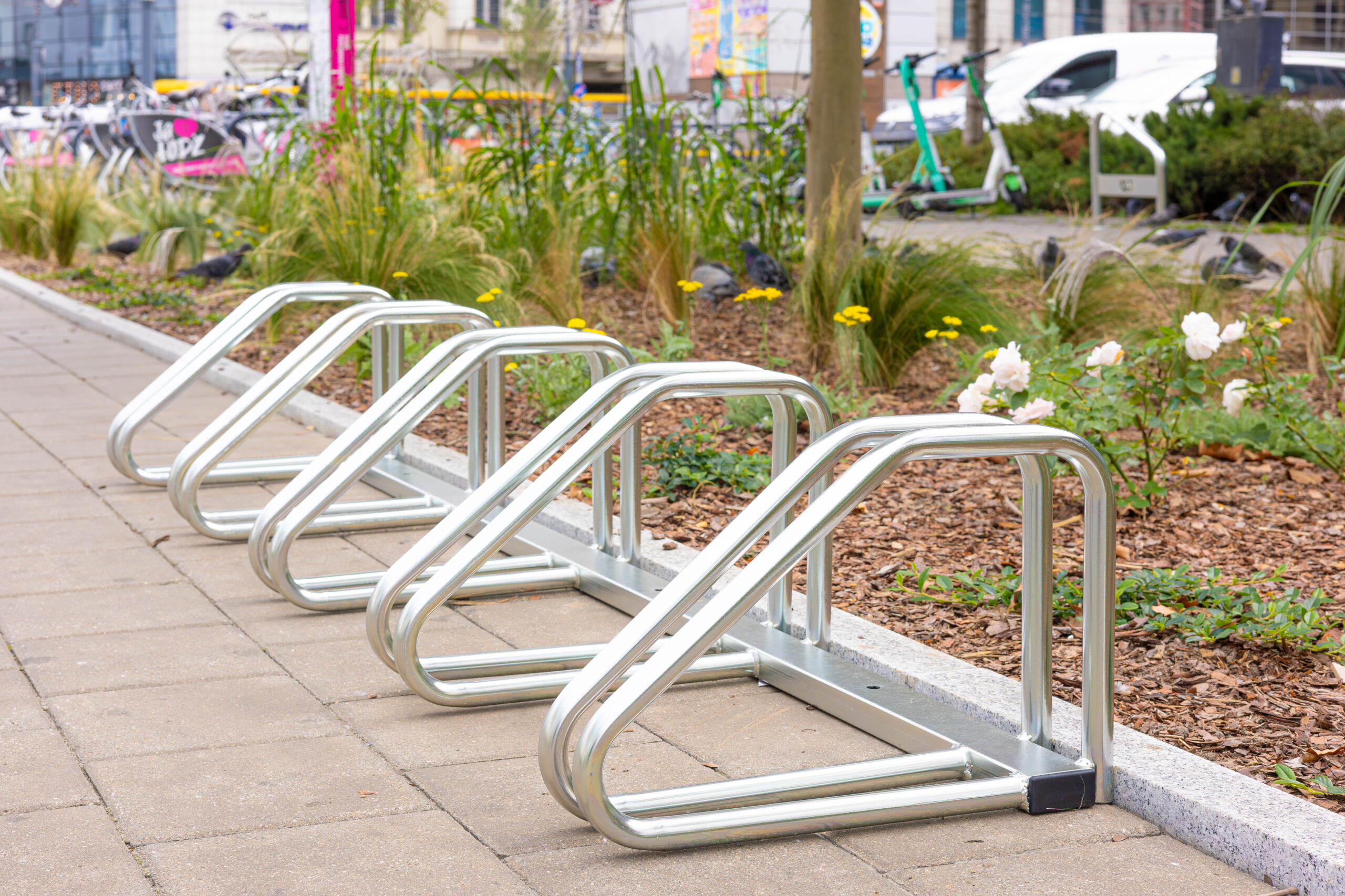 Stojak na rowery Spartan PRO 5 stanowisk OCYNK