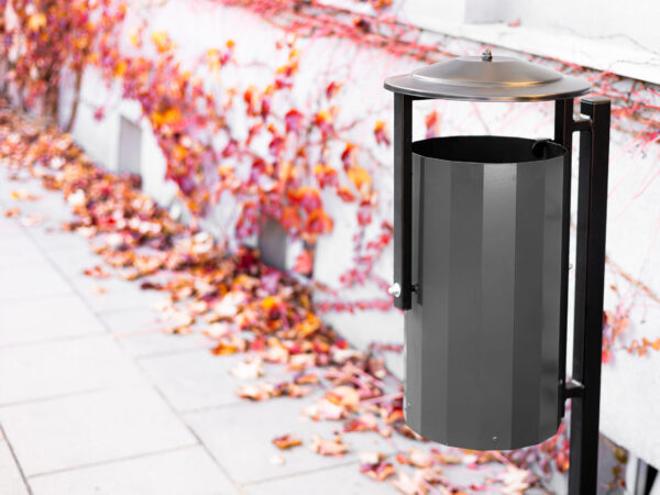 kosz na śmieci Miejski LIFT grafitowy nowy kolor